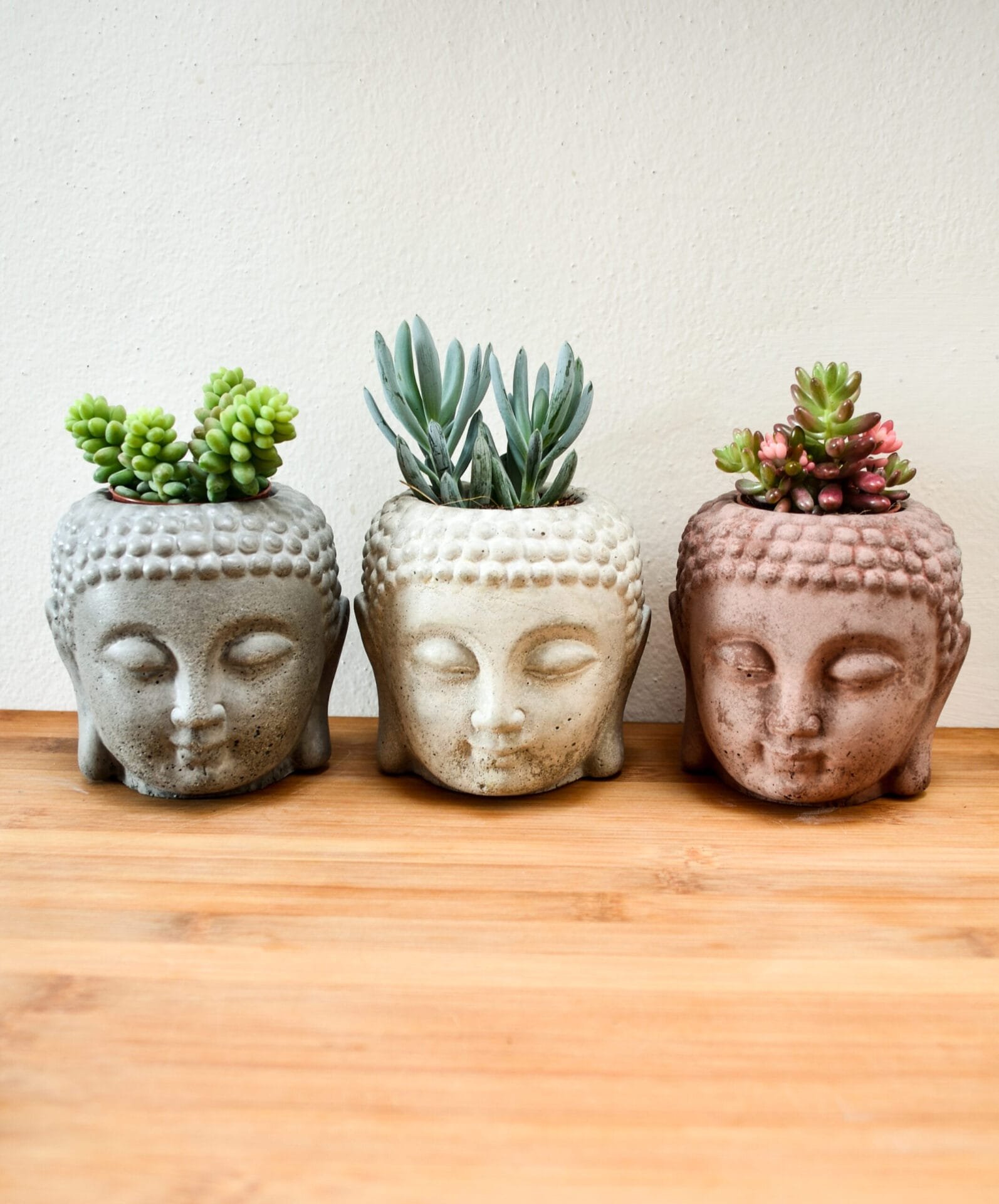 Vaso Buddha In Ceramica Shabby Chic – 16x16x25 Cm, Colori Assortiti, Arredamento Vintage Fai Da Te, DIU-825255