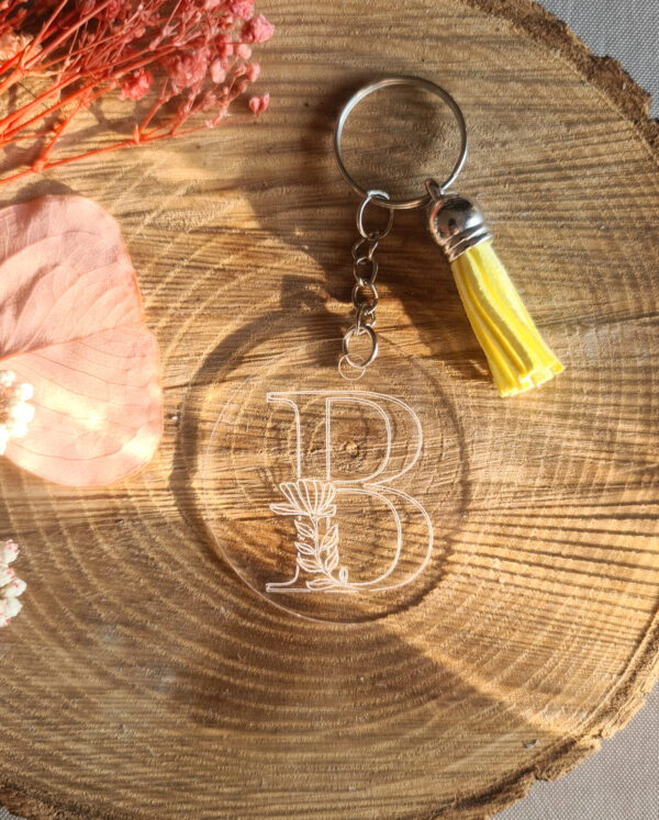 Portachiavi iniziali incise - immagine 3