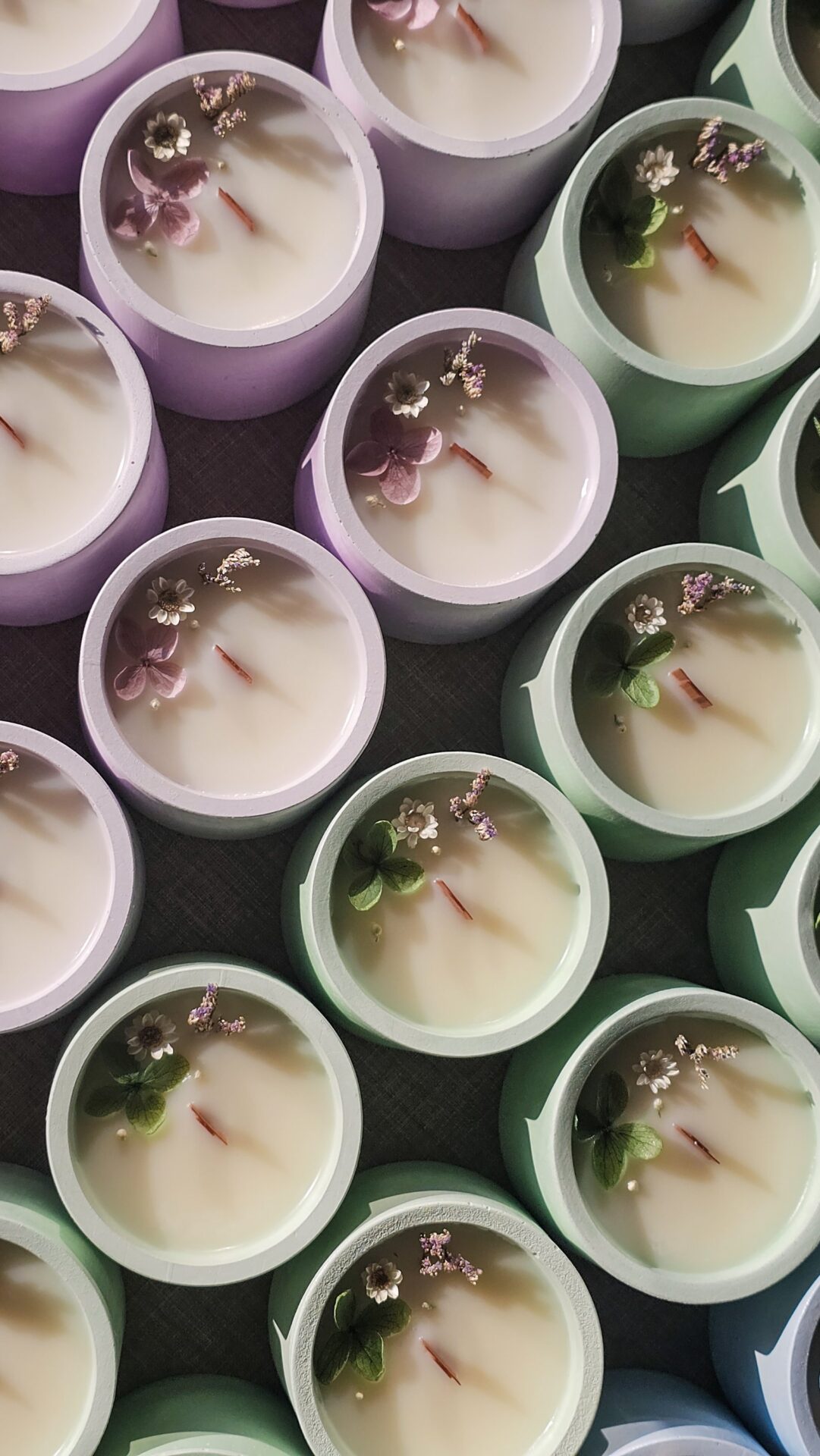 Candela con Semi di Fiori - immagine 4