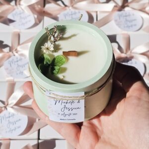 Candela con Semi di Fiori