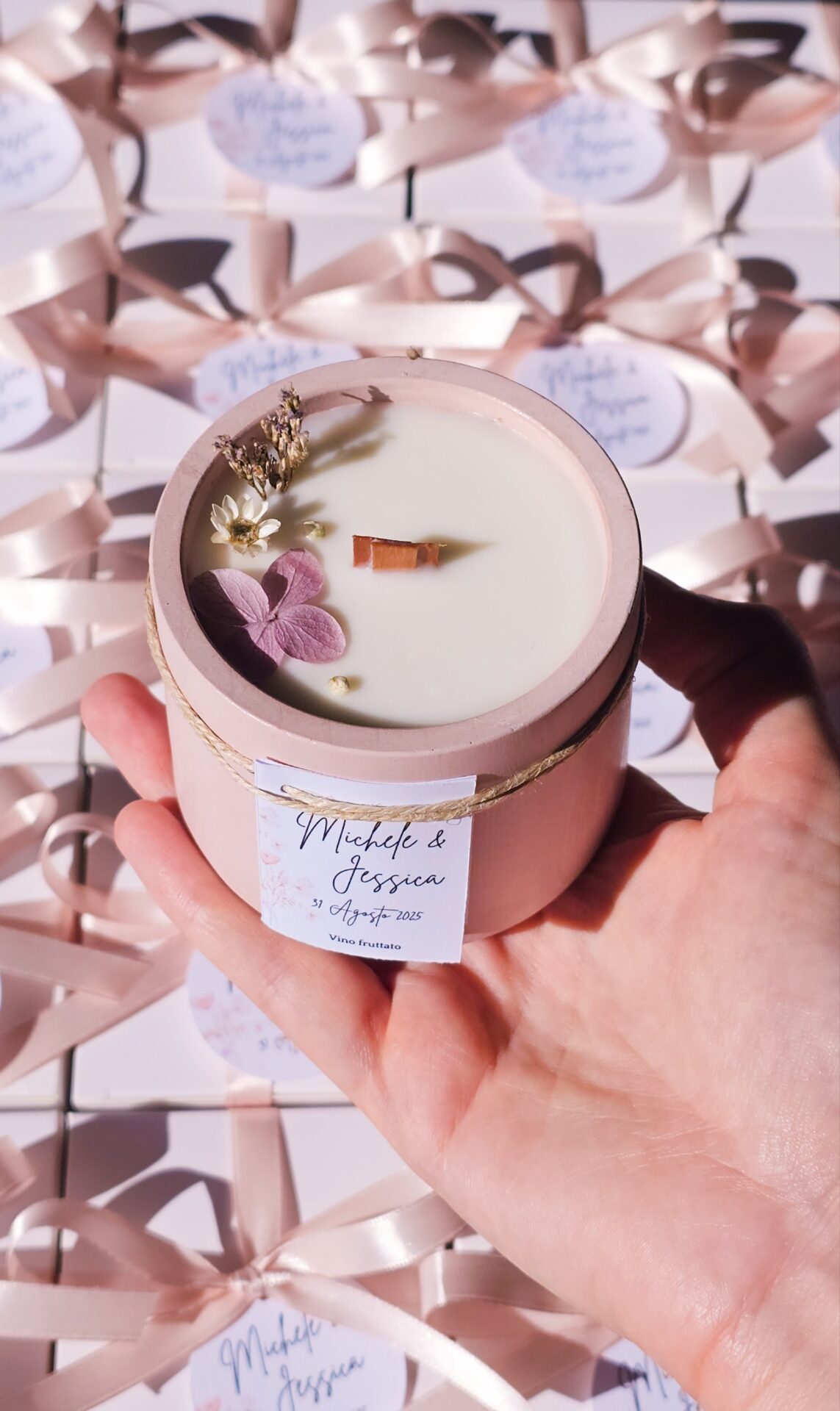 Candela con Semi di Fiori - immagine 7