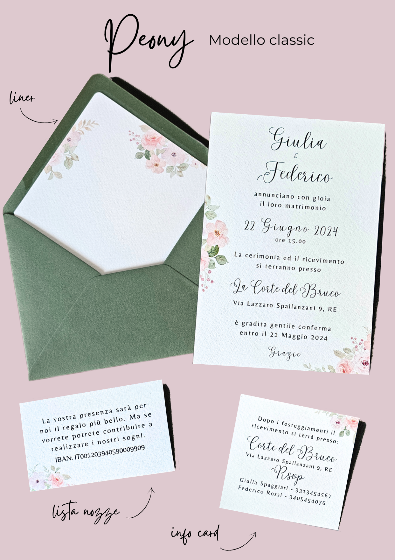 Partecipazione di matrimonio Classic - immagine 7