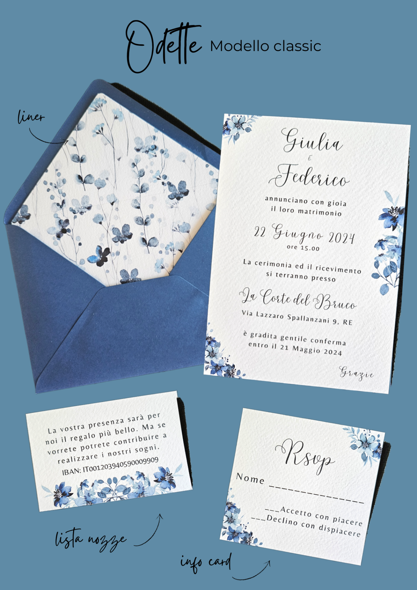 Partecipazione di matrimonio Classic - immagine 9