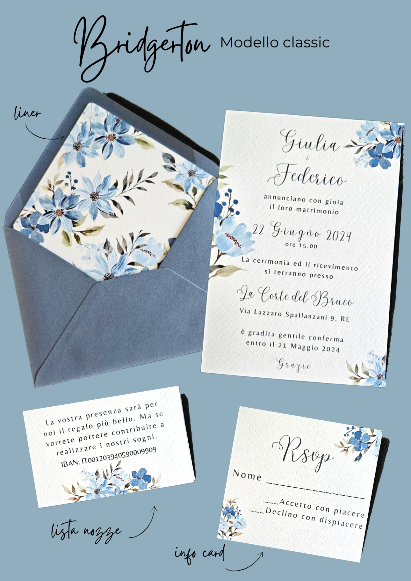 Partecipazione di matrimonio Classic - immagine 10