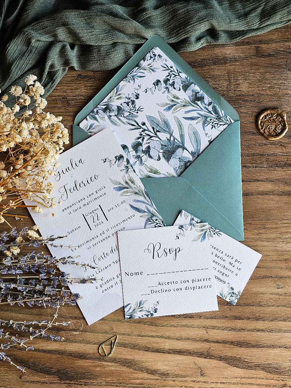 Partecipazione di matrimonio Classic