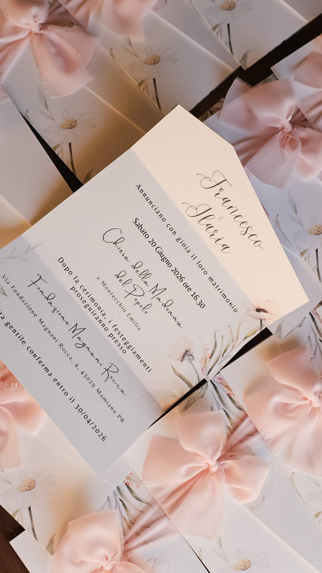 Partecipazione di matrimonio All in One